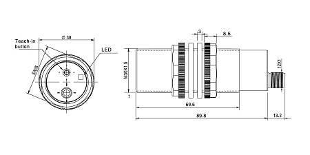 MC30-350PV Akusense Ультразвуковые датчики